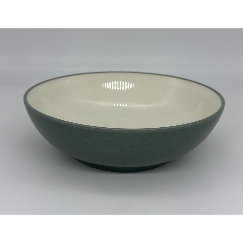 Noritake Colorwave Green 7 Inch Cereal Bowl Stoneware 8485 Matte Moss Cream Soup